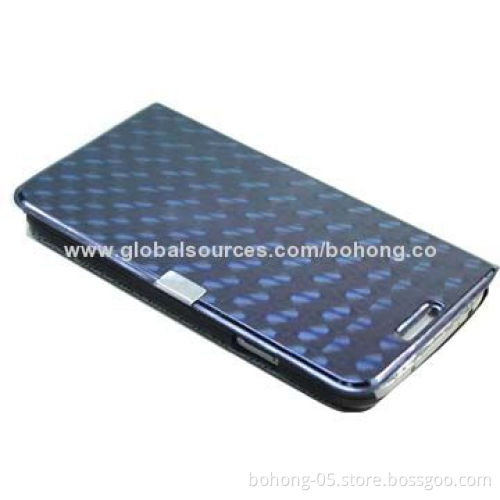 Shinning Crystal Folio PU+PC Cases for Samsung Galaxy S4, Different Colors Available/500-piece MOQ